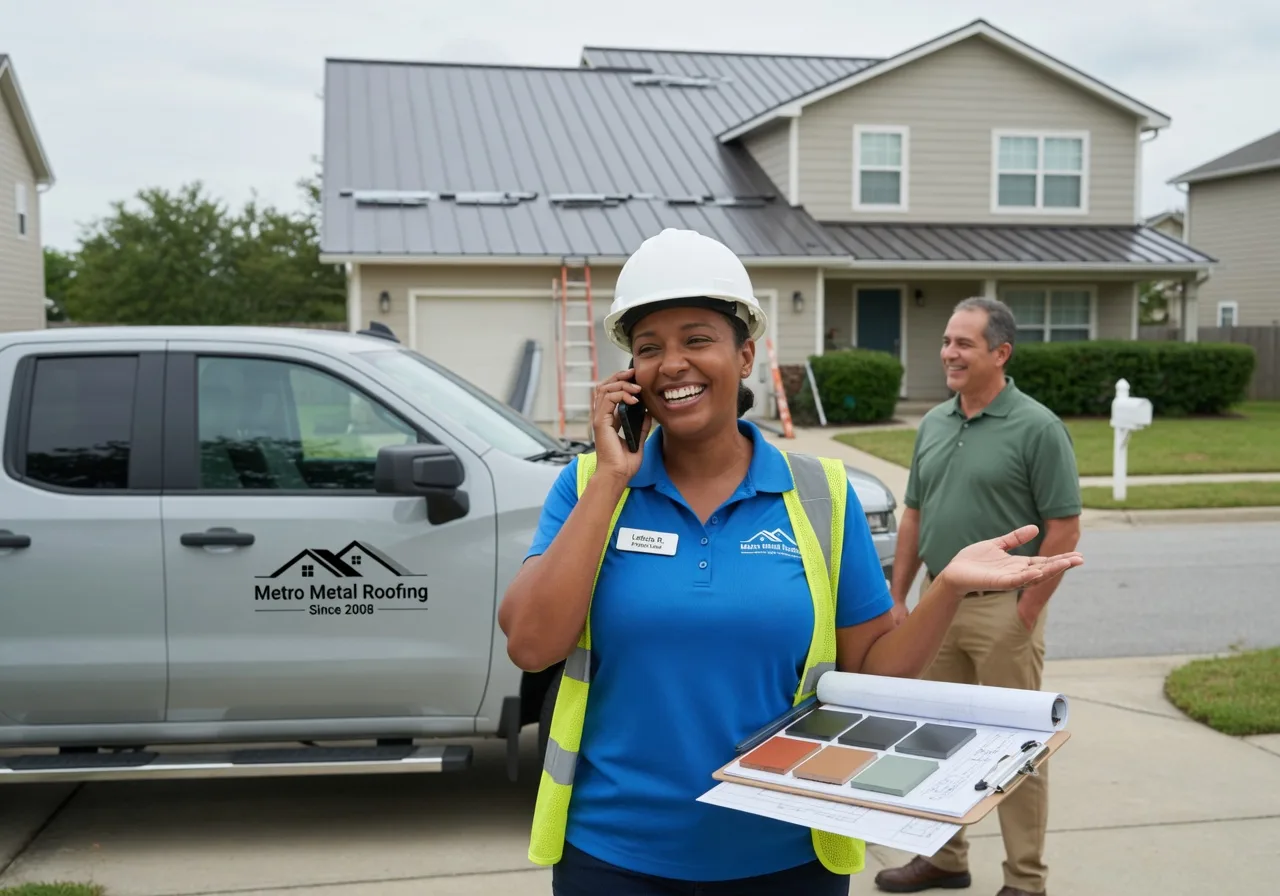 Storm Damage Metal Roof Repair in Manchester, WA